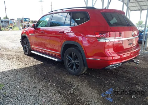 2021 Volkswagen Atlas 3.6L V6 Se W/Technology R-Line z USA, uszkodzony, nr VIN 1V2RR2CA0MC539783